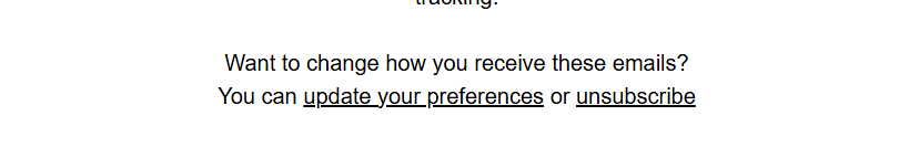 Clear unsubscribe option in mail for how to create an email newsletter Clear unsubscribe option in mail for how to create an email newsletter