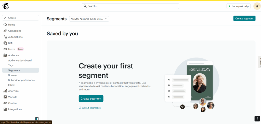 Segment audience in mailchimp Segment audience in mailchimp