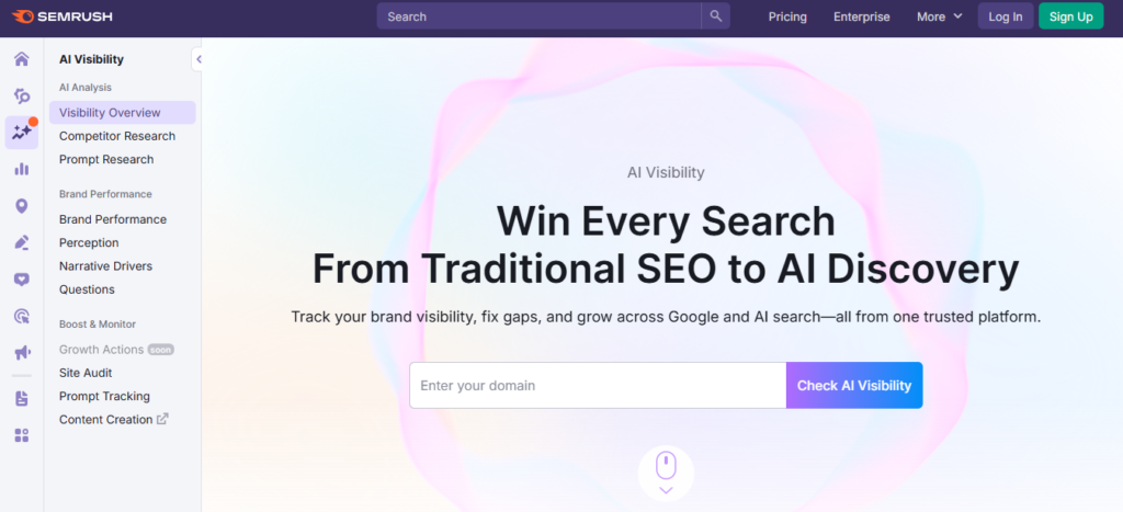 GA4 Insisghts for AI Content in SEMrush GA4 Insisghts for AI Content in SEMrush