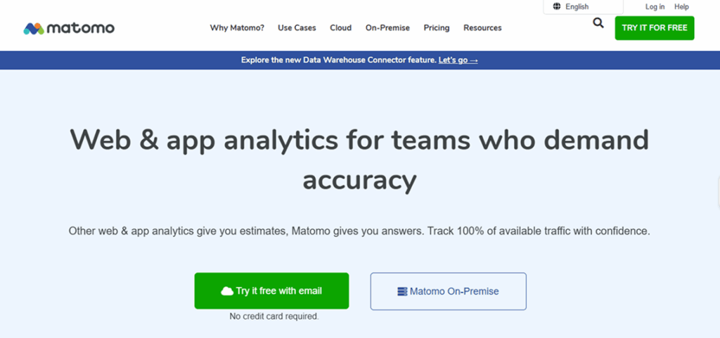 Matomo Dashboard Matomo Dashboard