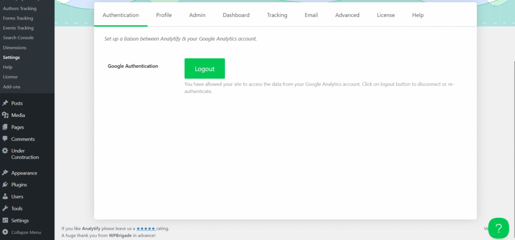 Add ga4 connection details in analytify