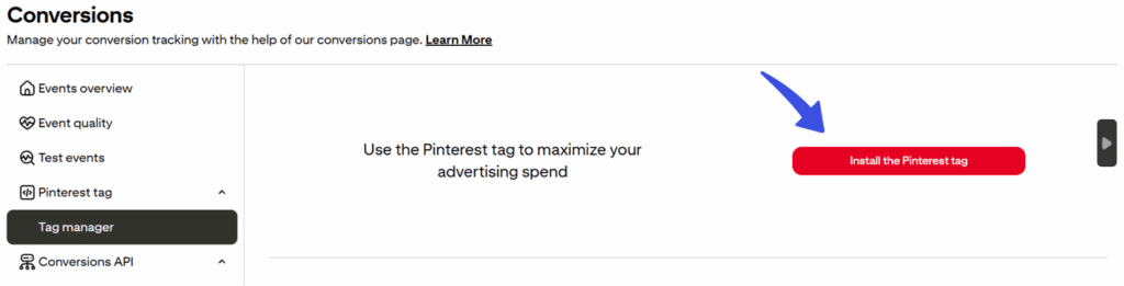 Install pinterest tag for pinterest pixel tracking Install pinterest tag for pinterest pixel tracking