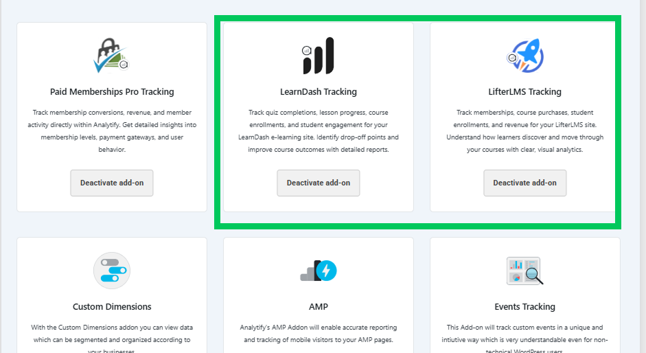 LearnDash & Lifter LMS Integrations with Analytify LearnDash & Lifter LMS Integrations with Analytify