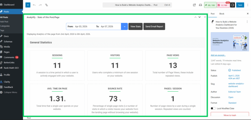 Inpage statistics feature in ga4 organic traffic report Inpage statistics feature in ga4 organic traffic report