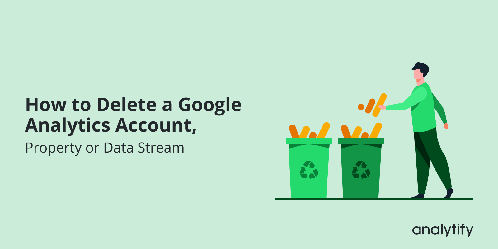 How to delete a Google Analytics account